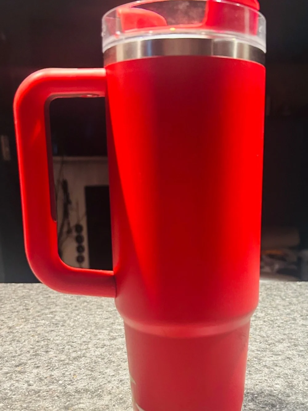 Stanley 40oz Quencher Red Floral Limited Edition Tumbler - Picture 3 of 7